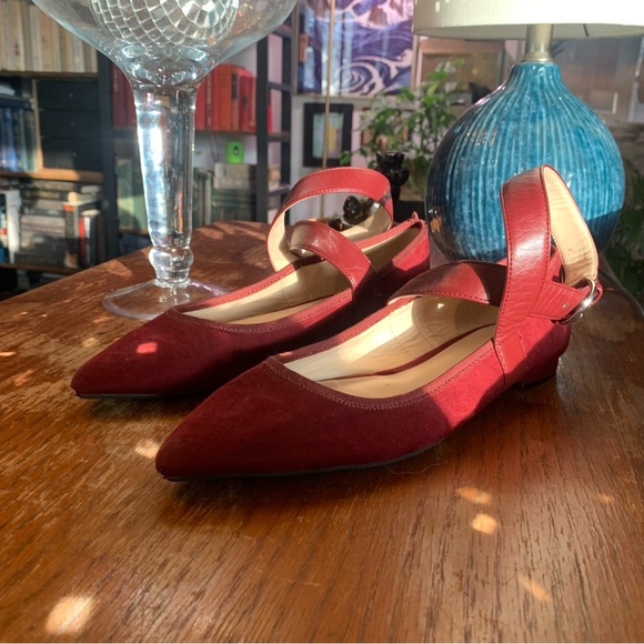 BURGUNDY BALLET FLAT - Picture 3 of 8